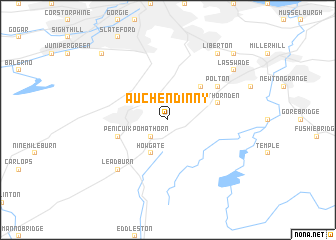 map of Auchendinny