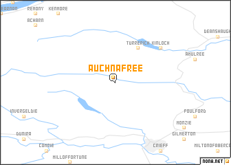 map of Auchnafree