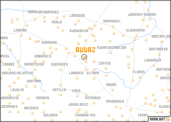 map of Audaz