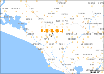map of Audrichbli