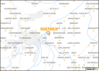 map of Auenheim