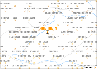 map of Auenheim