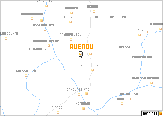 map of Auénou