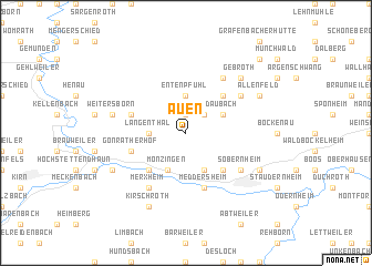 map of Auen