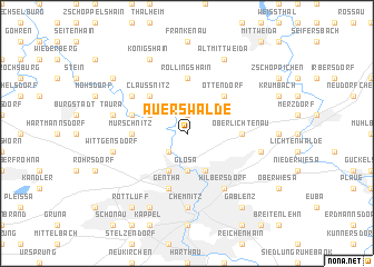 map of Auerswalde