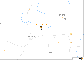 map of Augana