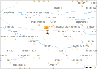 map of Auge