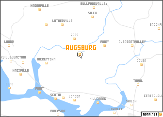 map of Augsburg