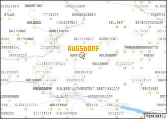 map of Augsdorf