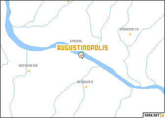 map of Augustinópolis