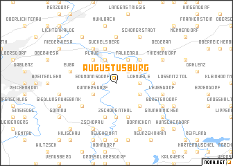 map of Augustusburg