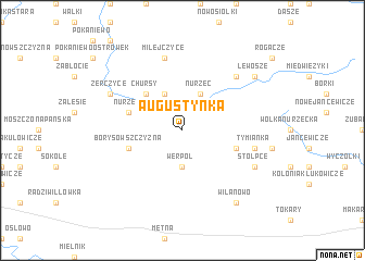 map of Augustynka