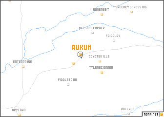 map of Aukum