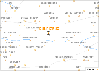 map of Aulnizeux