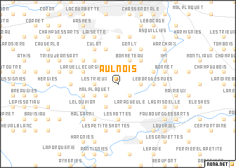 map of Aulnois
