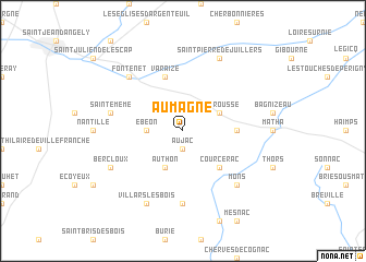 map of Aumagne