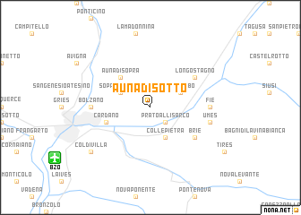 map of Auna di Sotto