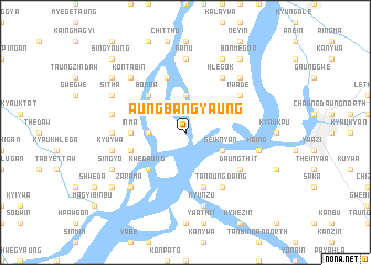 map of Aungbangyaung
