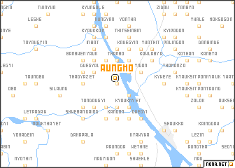 map of Aungmo