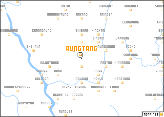 map of Aung Tang