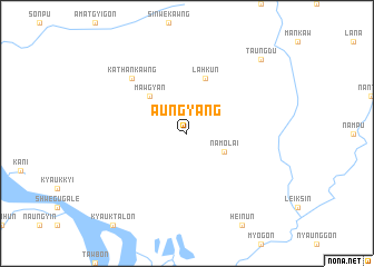 map of Aung Yang