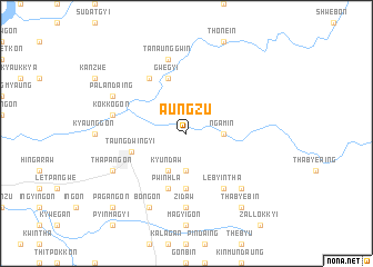 map of Aungzu