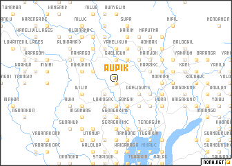 map of Aupik