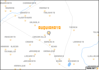 map of Auqui Amaya