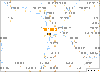 map of Auraso