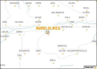 map of Aurel Vlaicu