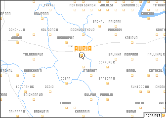 map of Āuria