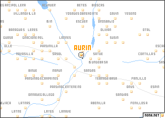 map of Aurín