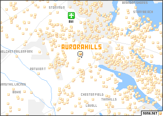 map of Aurora Hills