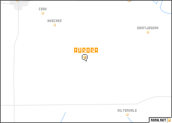 map of Aurora