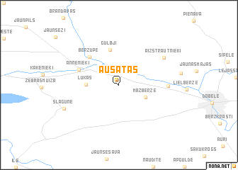 map of Ausātas