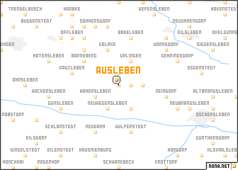 map of Ausleben