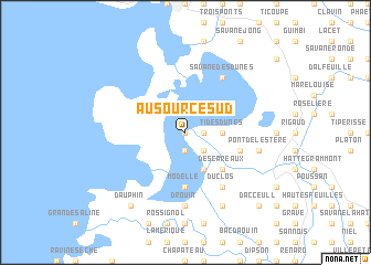map of Au Source Sud