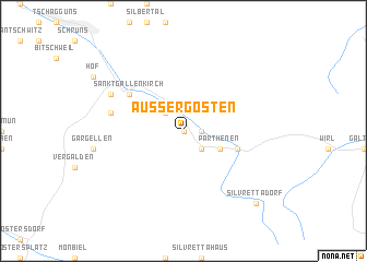map of Aussergosten