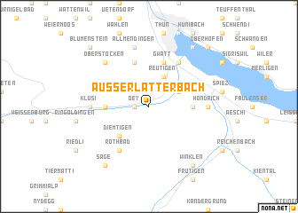 map of Ausser Latterbach