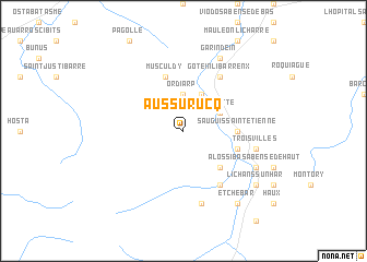 map of Aussurucq