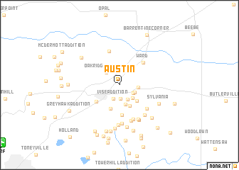 map of Austin