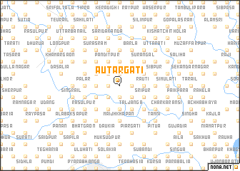 map of Āutārgāti
