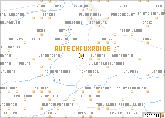 map of Autechaux-Roide