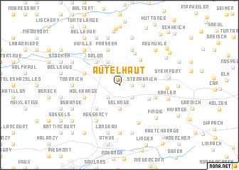 map of Autelhaut