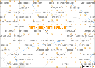 map of Authieux-Ratiéville