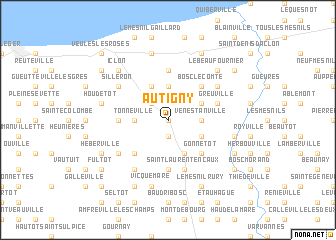 map of Autigny