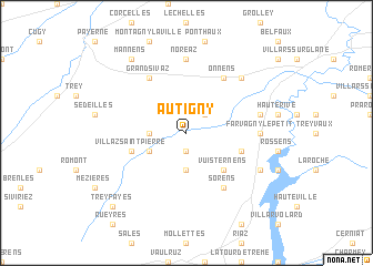 map of Autigny