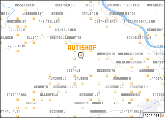 map of Autishof