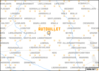 map of Autouillet