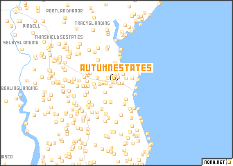map of Autumn Estates